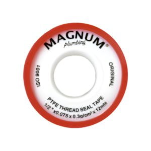 teflon rojo 1/2" para agua magnum