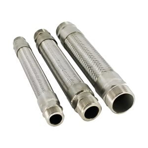 union flexible roscado acero inoxidable